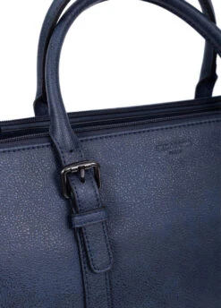 Hexagona Sac Porté Main 2 Poignées Synthétique Bleu Nuit " 316105 " -Maroquinerie 31610564004 006432900 1509 04032022