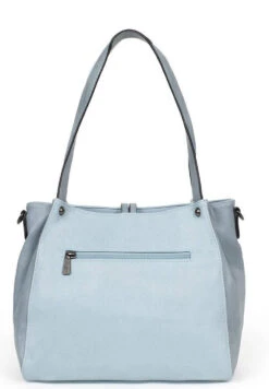 Hexagona Sac Porté épaule 2 Anses Synthétique Bleu Galet " 316747 "