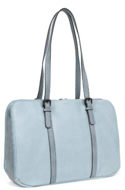 Hexagona Sac Porté épaule 2 Anses Synthétique Bleu Galet " 319485 "