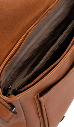 Hexagona Sac Gibecière Synthétique Terre Ivoire " 319486 " -Maroquinerie 31948695005 010437800 1503 04032022