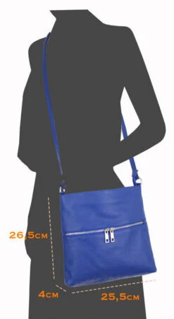 Sac Bandoulière En Cuir Bluette " JOSSLYN " 9 Sac Bandoulière En Cuir Bluette " JOSSLYN " -Maroquinerie 39josslynsag 055072900 1749 25022021