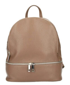 Sac à Dos Cuir Vachette Fango " ZAIRA "