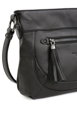 Hexagona Sac Cuir Femme Vachette Noir " 414699 " 8 Hexagona Sac Cuir Femme Vachette Noir " 414699 " -Maroquinerie 414699noirzoom 003372300 1837 12102023