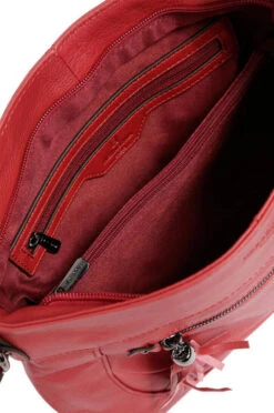 Hexagona Sac Cuir Femme Vachette Rouge " 414699 " -Maroquinerie 414699rougezoom2 028366800 1836 12102023