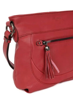 Hexagona Sac Cuir Femme Vachette Rouge " 414699 " -Maroquinerie 414699rougezoom 041719600 1836 12102023