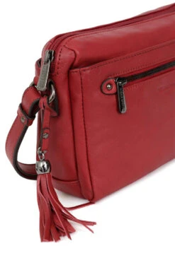 Hexagona Trotteur En Cuir De Vachette Carmin " 415496 " -Maroquinerie 41549626004 025564100 1137 17032023