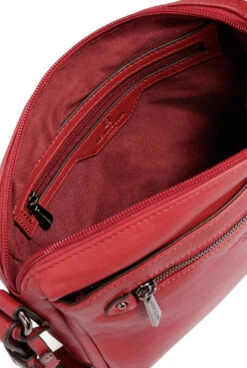 Hexagona Trotteur En Cuir De Vachette Carmin " 415496 " -Maroquinerie 41549626005 054174200 1137 17032023