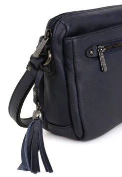 Hexagona Trotteur En Cuir De Vachette Marine " 415496 " 7 Hexagona Trotteur En Cuir De Vachette Marine " 415496 " -Maroquinerie 41549664004 013811800 1121 02052023