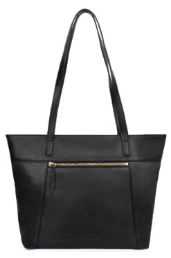 Hexagona Sac Cabas Porté épaule Vachette Noir " 419989 "