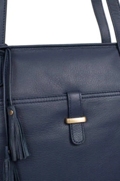 Hexagona Sac Cabas Porté épaule Vachette Marine " 419989 " -Maroquinerie 419989marinezoom 059352500 1127 27092023