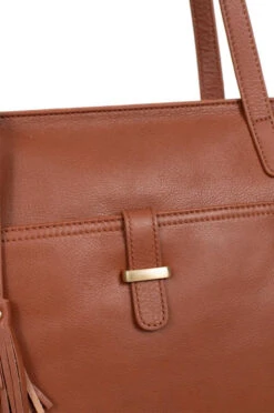 Hexagona Sac Cabas Porté épaule Vachette Terre " 419989 " -Maroquinerie 419989terrezoom 091201500 1128 27092023