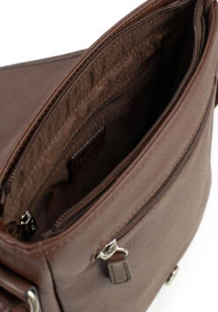 Hexagona Sacoche Cuir Vachette Chocolat " 461326 " -Maroquinerie 461326a95 032967900 1103 04042023