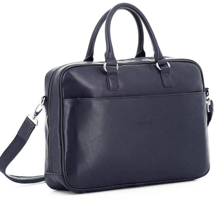 Hexagona Porte Ordinateur Cuir Vachette Marine " 464408 " 3 Hexagona Porte Ordinateur Cuir Vachette Marine " 464408 " – Image 3