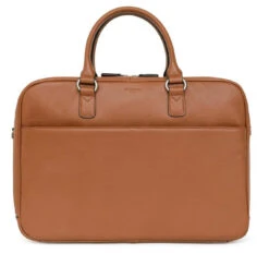 Hexagona Porte Ordinateur Cuir Vachette Tan " 464409 " -Maroquinerie 464409a201 061420600 1103 04042023