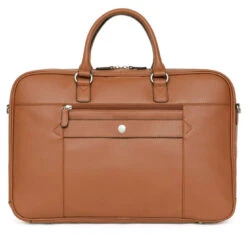 Hexagona Sacoche En Cuir De Vachette Tan " 464764 "