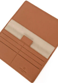 Hexagona Porte-chéquier En Cuir De Vachette Tan " 467245 " -Maroquinerie 467245a204 034736000 1801 20032023