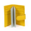 Hexagona Porte Cartes Cuir Vachette Jaune " 467254 "