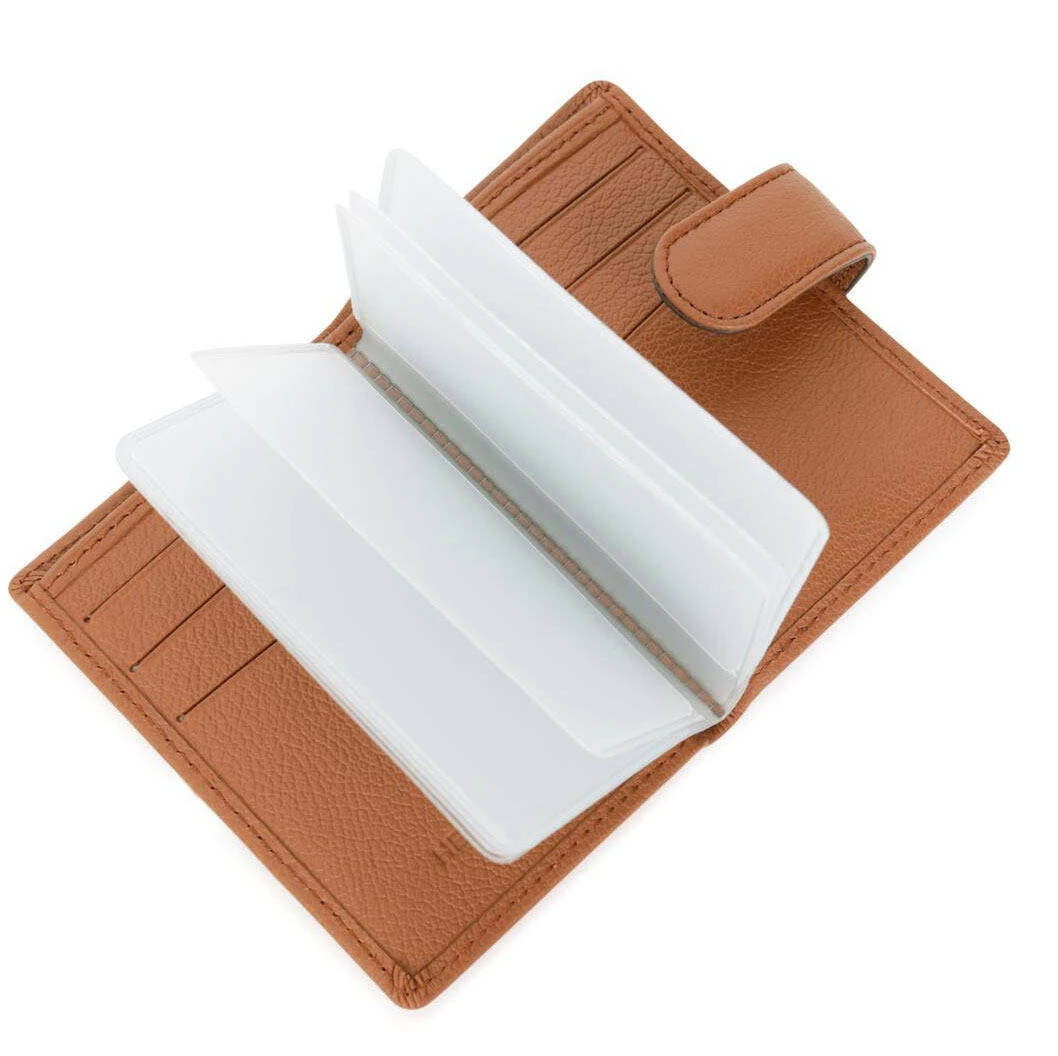 Hexagona Porte Cartes Cuir Vachette Tan " 467254 " 3 Hexagona Porte Cartes Cuir Vachette Tan " 467254 " – Image 3