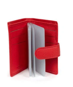 Hexagona Porte Cartes Cuir Vachette Fraise " 467254 "