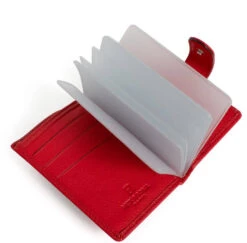 Hexagona Porte Cartes Cuir Vachette Fraise " 467254 " -Maroquinerie 467254a234 078380100 1625 14062022