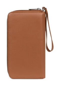 Hexagona Porte Carte/billet En Cuir De Vachette Tan " 467487 "