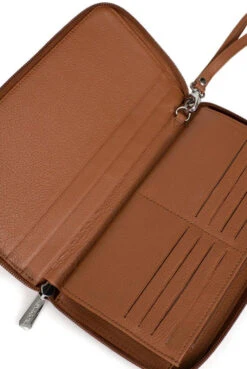 Hexagona Porte Carte/billet En Cuir De Vachette Tan " 467487 " -Maroquinerie 467487a204 001306700 1801 20032023