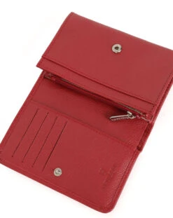 Hexagona Portefeuille Cuir Vachette Rouge " 467627 " -Maroquinerie 46762788004 044449100 1625 14062022