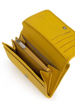 Hexagona Portefeuille Cuir Vachette Jaune " 467627 " -Maroquinerie 46762790005 052593000 1625 14062022