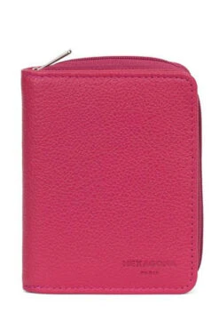 Hexagona Portefeuille 1 Volet Cuir Vachette Fushia " 468322 " -Maroquinerie 46832230001 042797700 1630 18092023