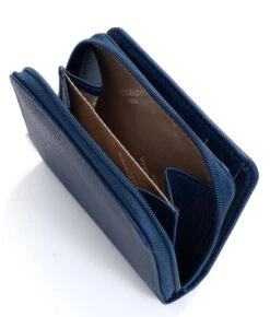 Hexagona Portefeuille 1 Volet Cuir Vachette Bleu " 468322 " -Maroquinerie 46832237005 081753400 1630 18092023