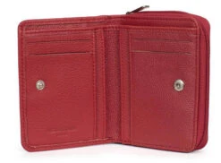 Hexagona Portefeuille 1 Volet Cuir Vachette Rouge Fonce " 468322 " -Maroquinerie 46832288002 007103600 1630 18092023