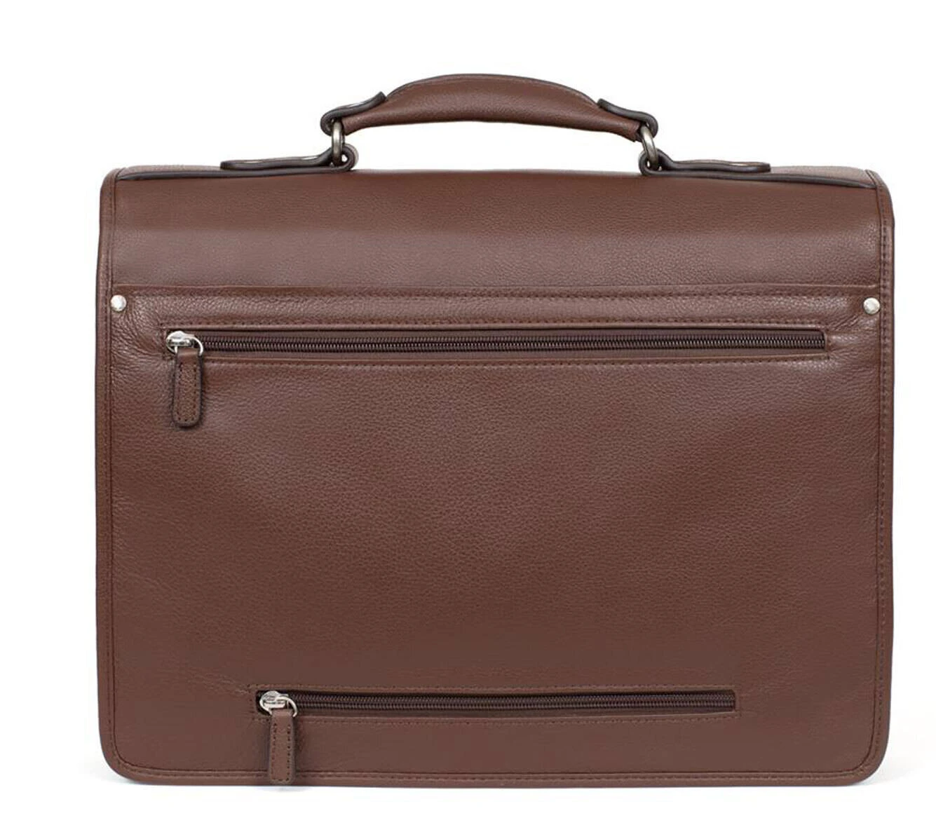 Hexagona Serviette En Cuir Vachette Chocolat " 469545 " 1 Hexagona Serviette En Cuir Vachette Chocolat " 469545 "