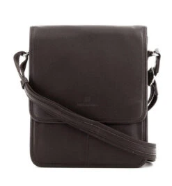 Hexagona Besace Cuir Vachette Marron Fonce " 469548 " -Maroquinerie 469548 marron fonce face 093371300 1758 12102019