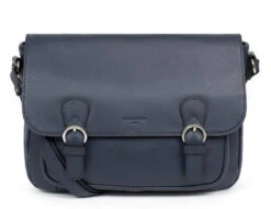 Hexagona Gibecière Cuir De Vachette Grainé Marine " 469707 " -Maroquinerie 46970721001 080933200 1155 03032022