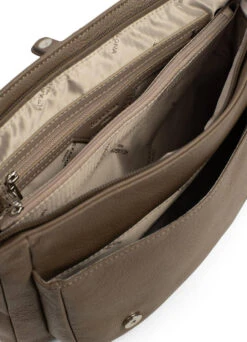 Hexagona Gibecière Cuir De Vachette Grainé écorce " 469707 " -Maroquinerie 469707a245 013516600 1155 03032022