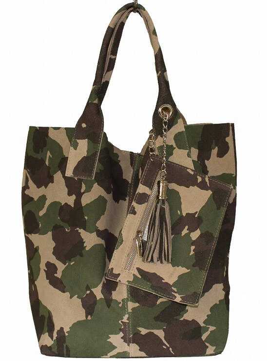Sac Cuir Femme Peau Militaire " ARIANNA " 4 Sac Cuir Femme Peau Militaire " ARIANNA " – Image 4