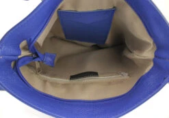Sac Bandoulière En Cuir Bluette " JOSSLYN "