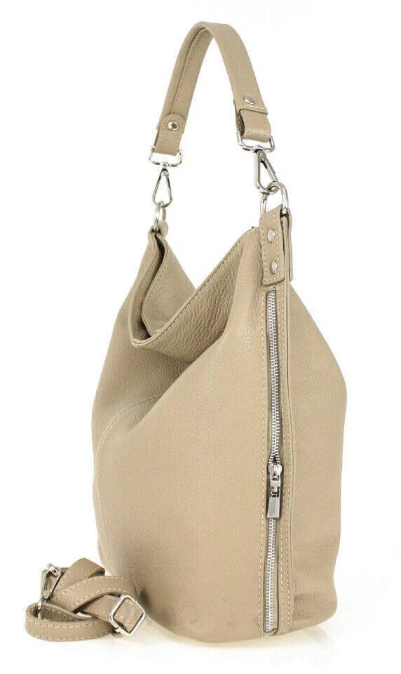 Sac Cuir Femme Taupe " LUDMILLA " 2 Sac Cuir Femme Taupe " LUDMILLA " – Image 2