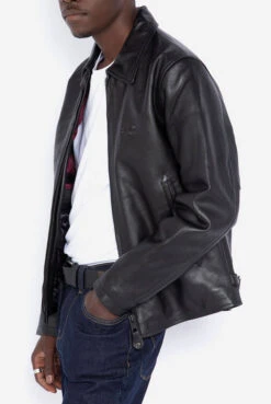 Blouson Cuir Homme Noir Schott "LC 5100" -Maroquinerie 5100blousonbiais 036489700 1519 06102022
