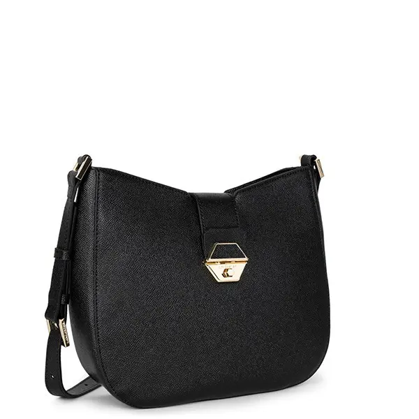 Lancaster - Sac Besace Delphino Noir 2 Lancaster - Sac Besace Delphino Noir – Image 2