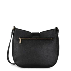 Lancaster - Sac Besace Delphino Noir 7 Lancaster - Sac Besace Delphino Noir -Maroquinerie 527 58 sac besace delphino cuir noir lancaster femme 2