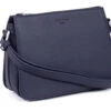 Hexagona Sac Porté Travers Synthétique Grainé Bleu " 535986 "