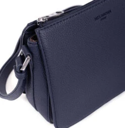 Hexagona Sac Porté Travers Synthétique Grainé Bleu " 535986 " -Maroquinerie 53598637004 081502100 1525 04032022