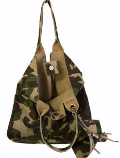 Sac Cuir Femme Peau Militaire " ARIANNA "