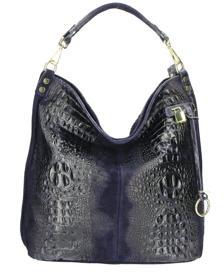 Sac Cuir Vachette Blu "LUISA" 3 Sac Cuir Vachette Blu "LUISA" – Image 3