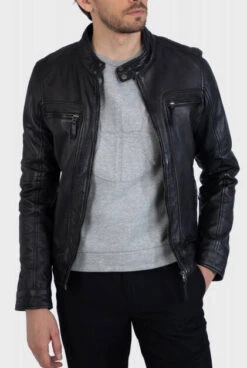 Blouson Cuir Homme Noir Oakwood " 60901 " Agneau Style Motard Tendance 11 Blouson Cuir Homme Noir Oakwood " 60901 " Agneau Style Motard Tendance -Maroquinerie 60901blousoncaseynoir 099758700 1117 26102021