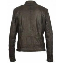 Blouson Cuir Homme Marron Oakwood " 60901 " Agneau Style Motard Tendance 13 Blouson Cuir Homme Marron Oakwood " 60901 " Agneau Style Motard Tendance -Maroquinerie 60901blousoncuirmarron dos 048181800 1335 30092016