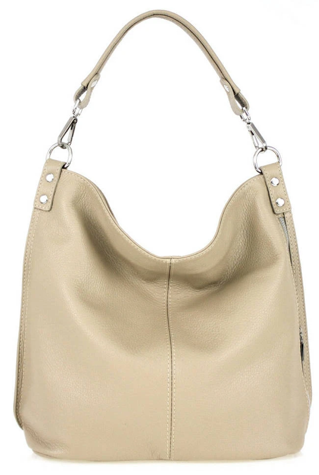 Sac Cuir Femme Taupe " LUDMILLA " 5 Sac Cuir Femme Taupe " LUDMILLA " – Image 5