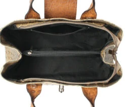 Sac à Main Cuir Taupe Cognac " LAURA " -Maroquinerie 61laurabm11205tactaupecognac5 081177500 1156 12072021