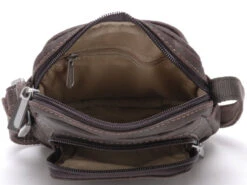 Sacoche Travers Homme Chataigne Arthur Et Aston " 62-1042 " -Maroquinerie 621042chataigneouvert 031627200 1418 06062023